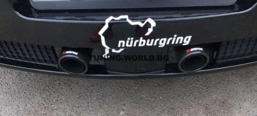 Накрайник тип Akrapovic carbon 304ss