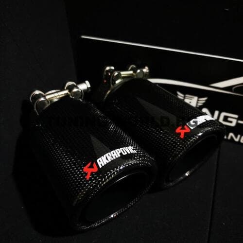 Накрайник тип Akrapovic carbon 304ss
