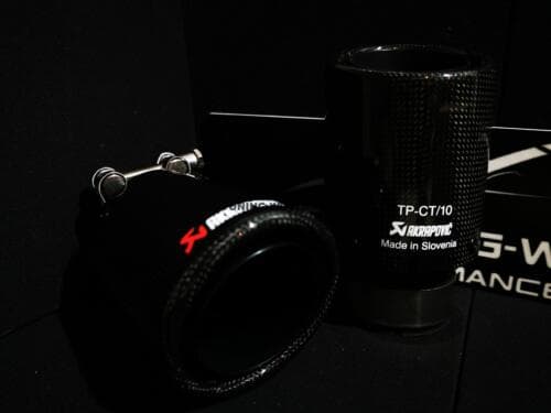 Накрайник тип Akrapovic carbon 304ss