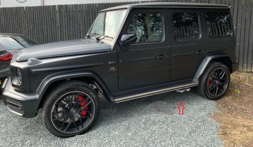 AMG накрайници за ауспух Мерцедес G-class и др. Неръждаема Стомана