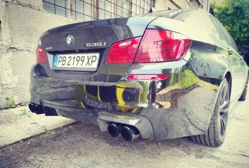76мм Универсален накрайник тип Akrapovic неръждаема стомана