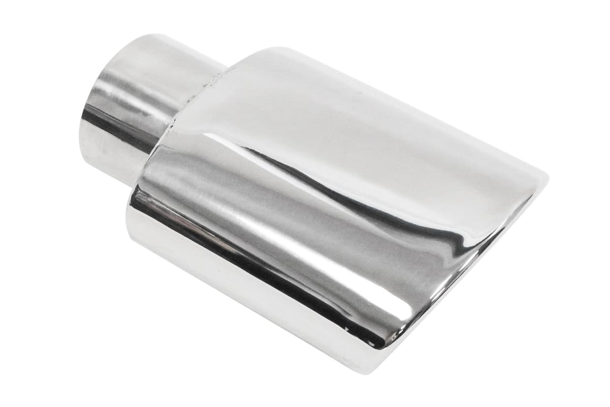 63mm Универсален спортен накрайник 304ss 120x75mm Polished тип Cupra Fabia VRS елипса