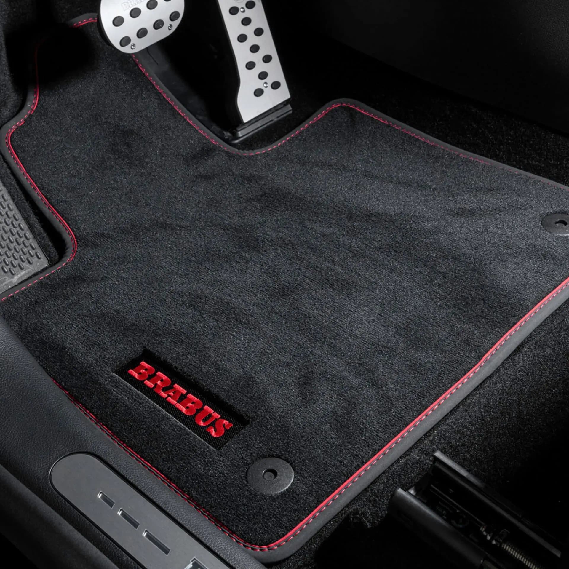 BRABUS оригинални велурени стелки smart #3 черни, 3 части