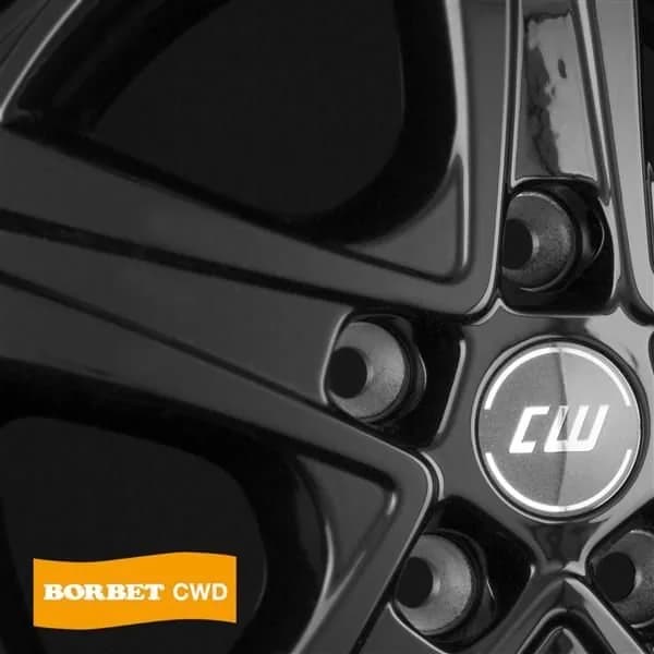Джанти Borbet CWD BG – черен гланц (к-т 4 бр.)