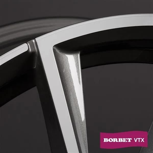Джанти Borbet VTX GP – графит, полиран фронт (к-т 4 бр.)
