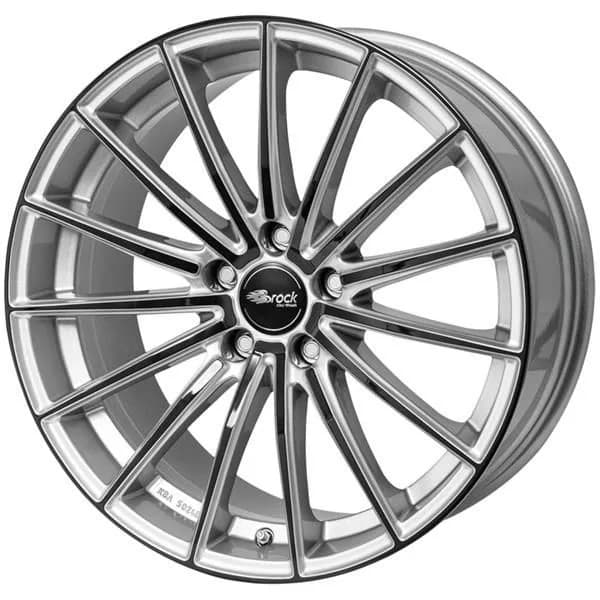 Джанти Brock B36 KSB – кристално сребро с черно (к-т 4 бр.)