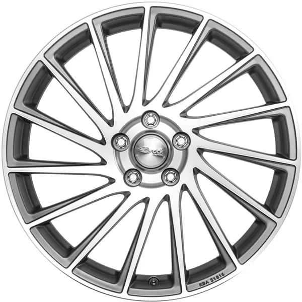 Джанти Brock B39 FGVP – железносив, полиран фронт (к-т 4 бр.)