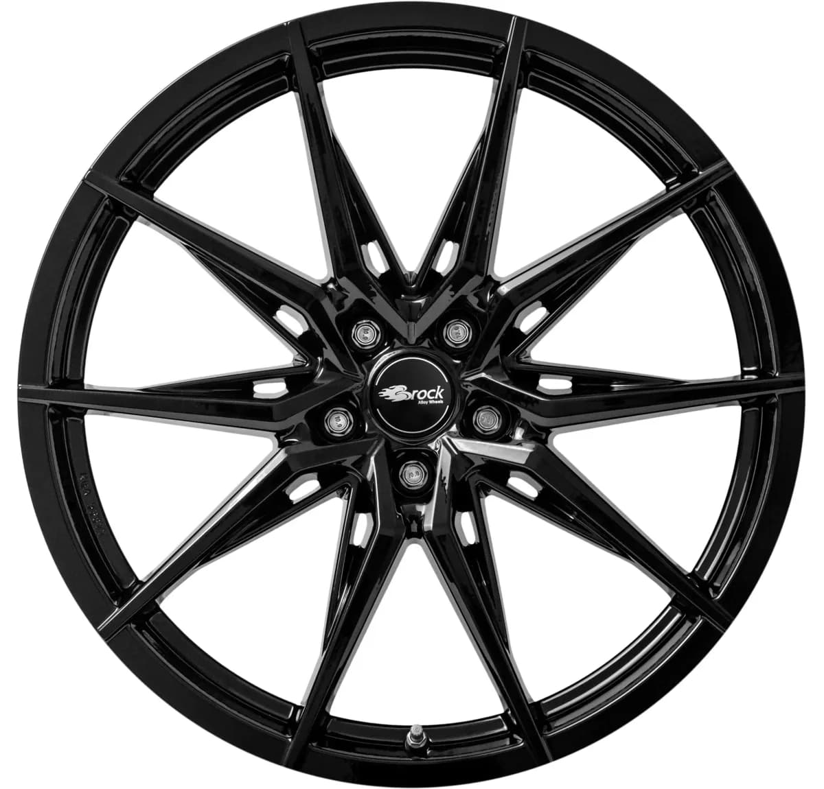 Джанти Brock B42 SG – черен гланц (к-т 4 бр.)