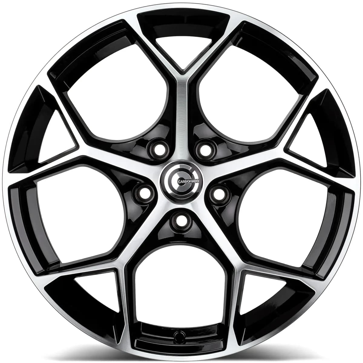 Джанти Carbonado Fancy BFP – черен, полиран фронт (к-т 4 бр.)