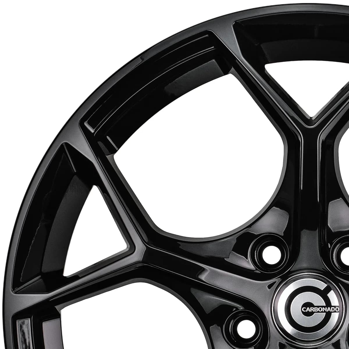 Джанти Carbonado Fancy BG – черен гланц (к-т 4 бр.)