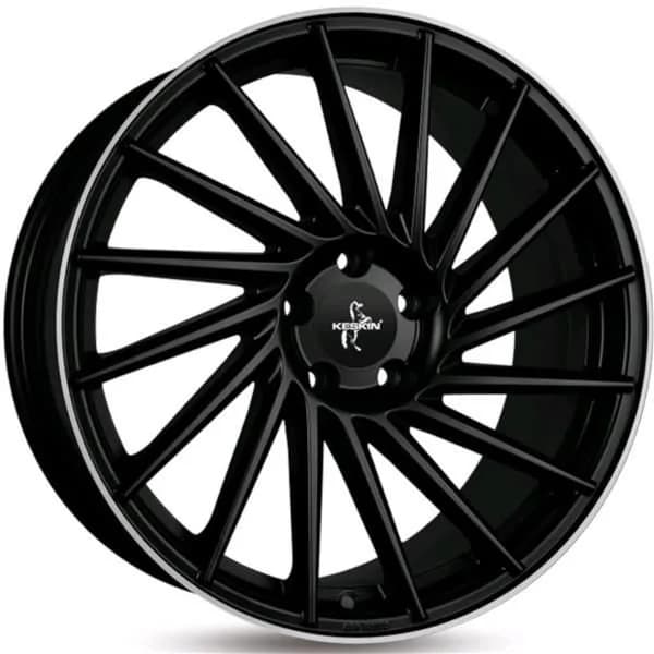 Джанти Keskin KT17 MBLP – черен мат, полиран борд (к-т 4 бр.)