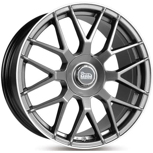 Джанти MAM GT1 PLP – паладий, полиран борд (к-т 4 бр.)