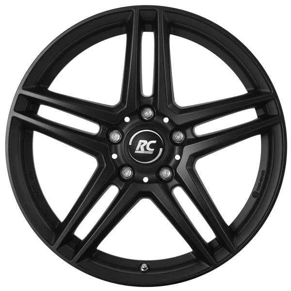 Джанти RC-Design RCD17 SBM – сатенено черен мат (к-т 4 бр.)