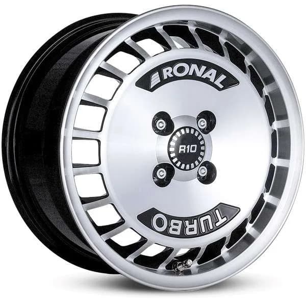 Джанти Ronal R10 B – черен, полиран фронт (к-т 4 бр.)