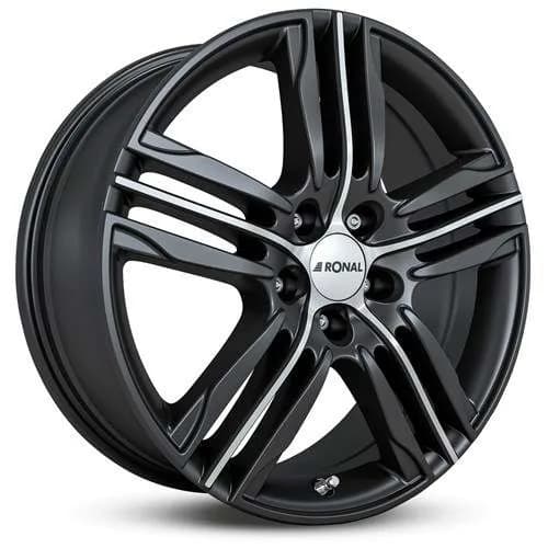 Джанти Ronal R57 MBF – черен мат, полиран фронт (к-т 4 бр.)