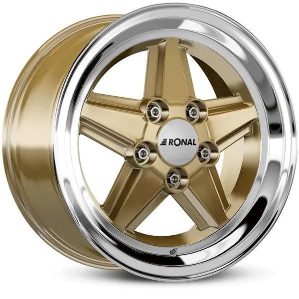 Джанти Ronal R9 RG – златен Racing, полиран ръб (к-т 4 бр.)