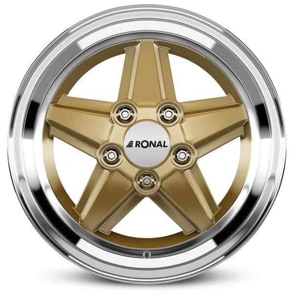 Джанти Ronal R9 RG – златен Racing, полиран ръб (к-т 4 бр.)