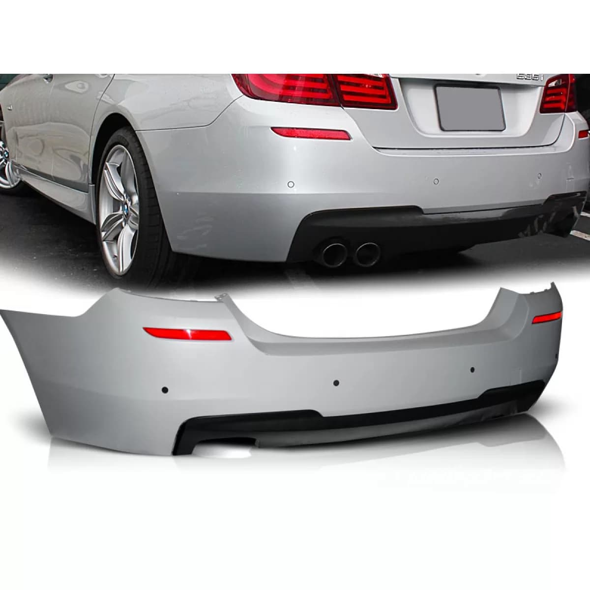 Задна броня, спортна, с PDC, подходяща за BMW F10 10-16