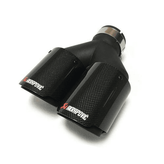 2×90 накрайник тип Akrapovic неръждаема стомана 304ss