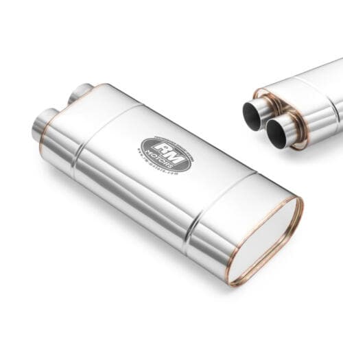 RM Motors 63&76mm Спортно крайно гърне за 1.8T 304SS