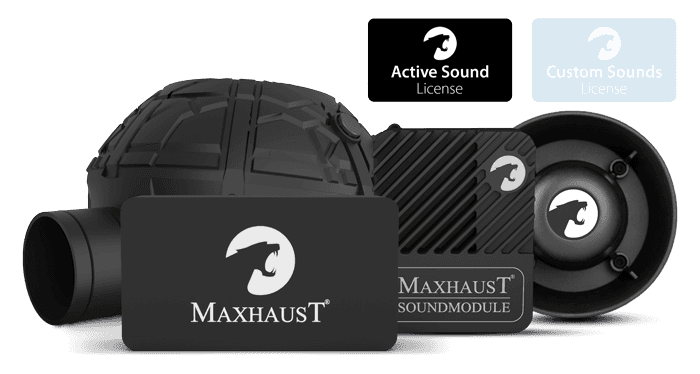 Разширен Maxhaust v4 XXL комплект с 3 говорителя (2 басови, 1 високочестотен)