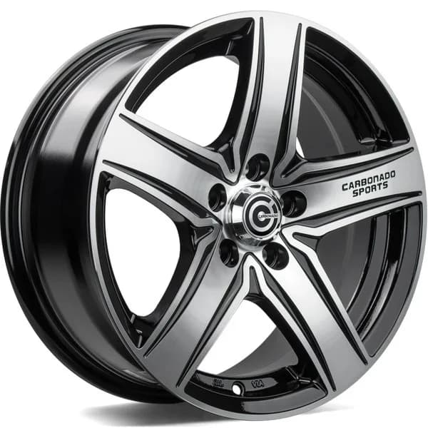Джанти Carbonado GTR Sports 1 BFP – черен, полиран фронт (к-т 4 бр.)
