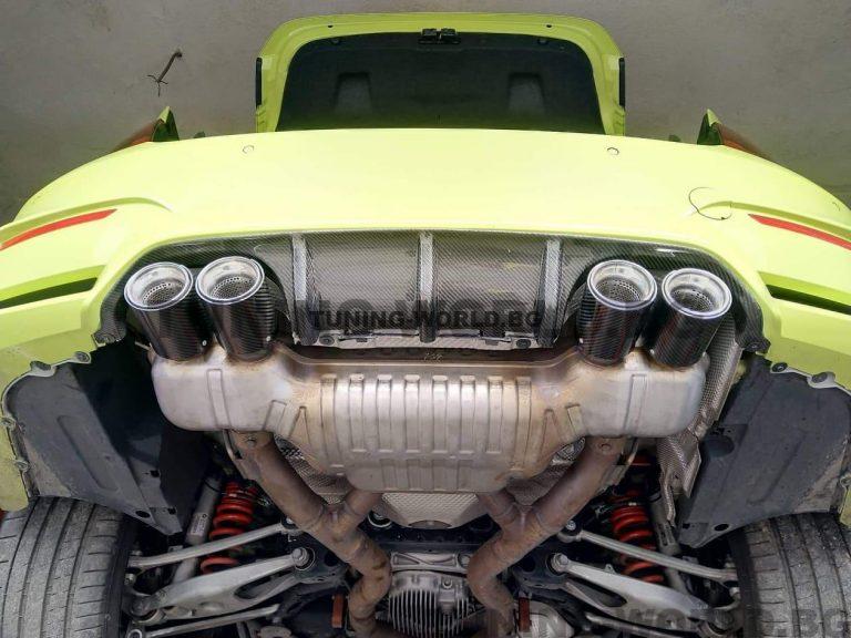 90мм универсален Накрайник M Performance М4 Карбон 17