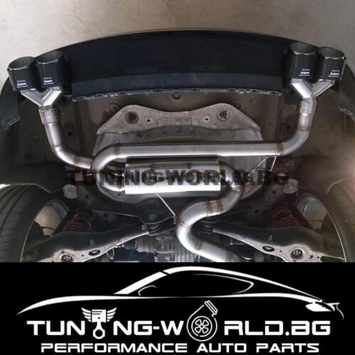 received_2804815693096154 2×90мм Двоен накрайник тип Akrapovic Карбон лак неръждаема стомана 10