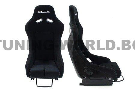 Racing seat SLIDE R1 material Black M