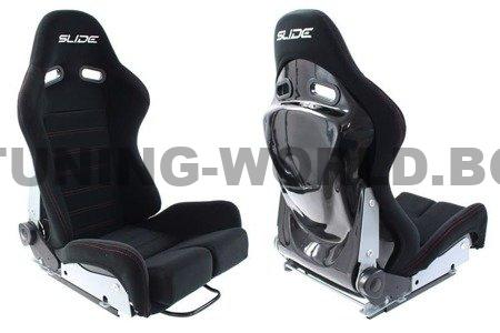 Racing seat SLIDE X3 material Black L