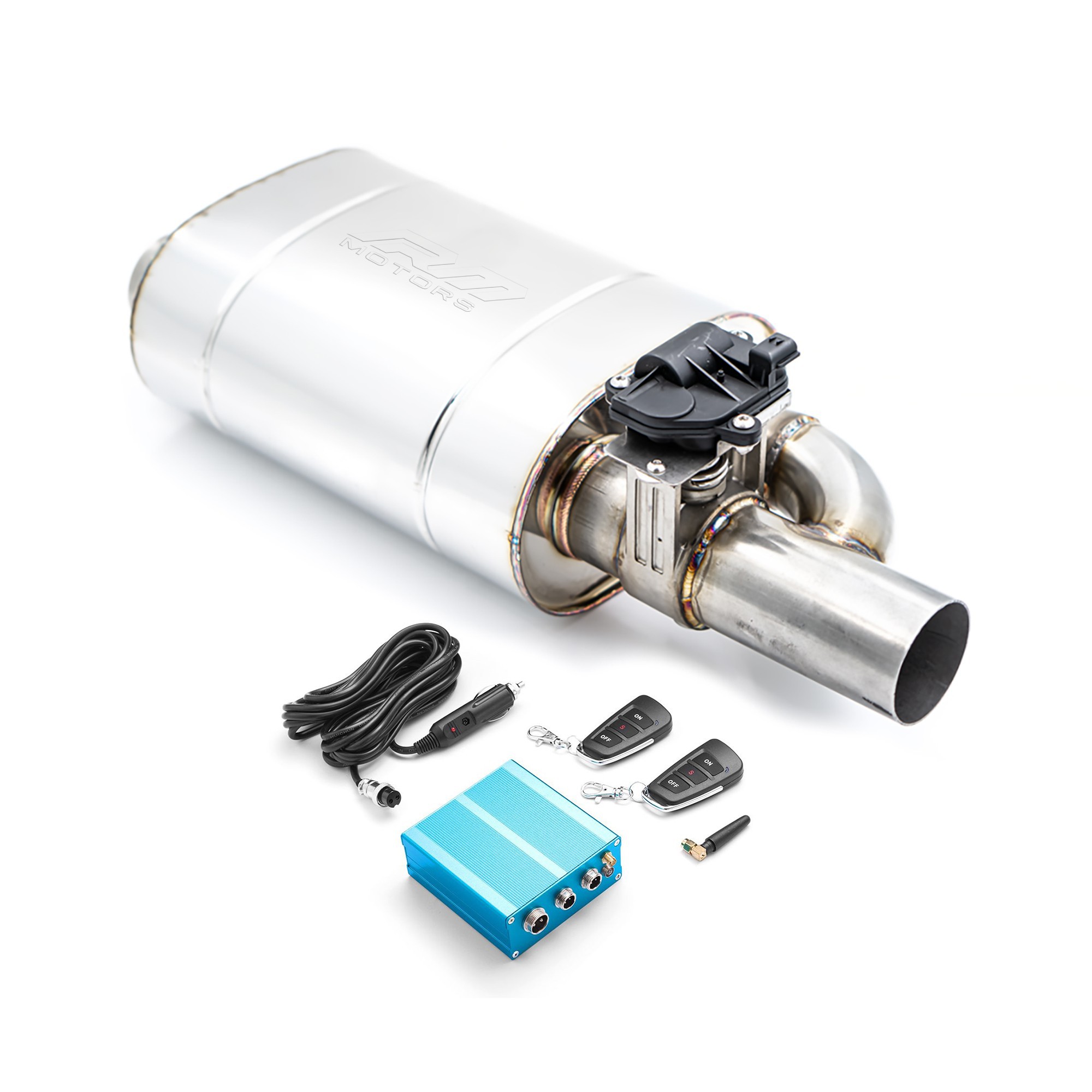 through-flow-silencer-with-electric-valve (3) Ф63 ГЪРНЕ С ВГРАДЕНА ЕЛЕКТРИЧЕСКА КЛАПА НЕРЪЖДАЕМА СТОМАНА 1